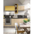 Armario modular de cocina de alto brillo funcional